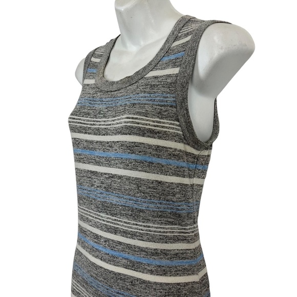 PHILOSOPHY Striped Y2K Tank Midi Stretch Knit 90's Inspired Casual Dress sz XS - Picture 8 of 16